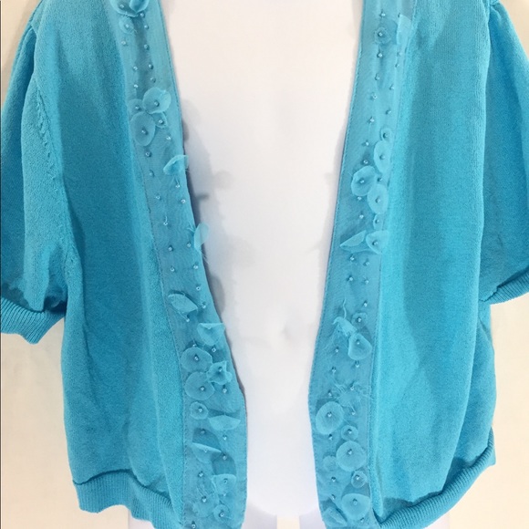 Versona Accessories Beautiful Blue Sweater - Picture 5 of 8